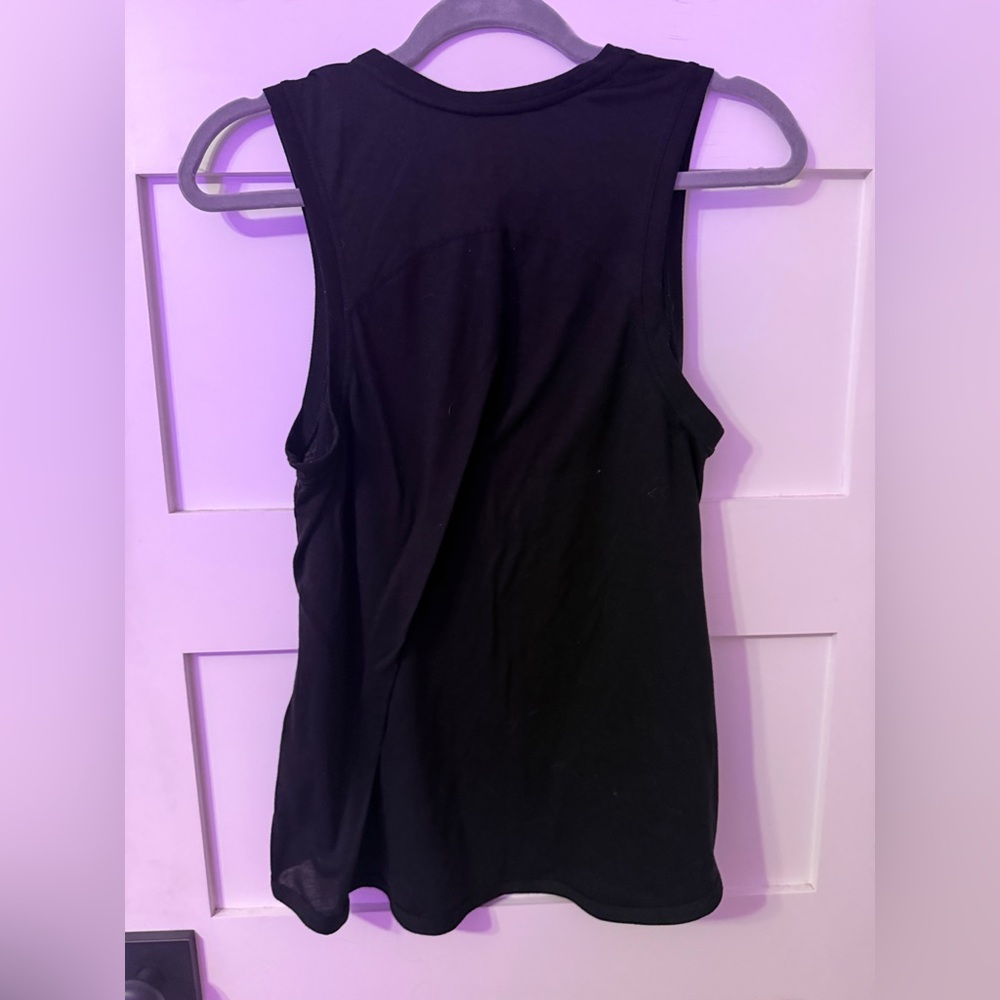Athletic Works Black Racerback Performance Tank - Picture 2 of 3